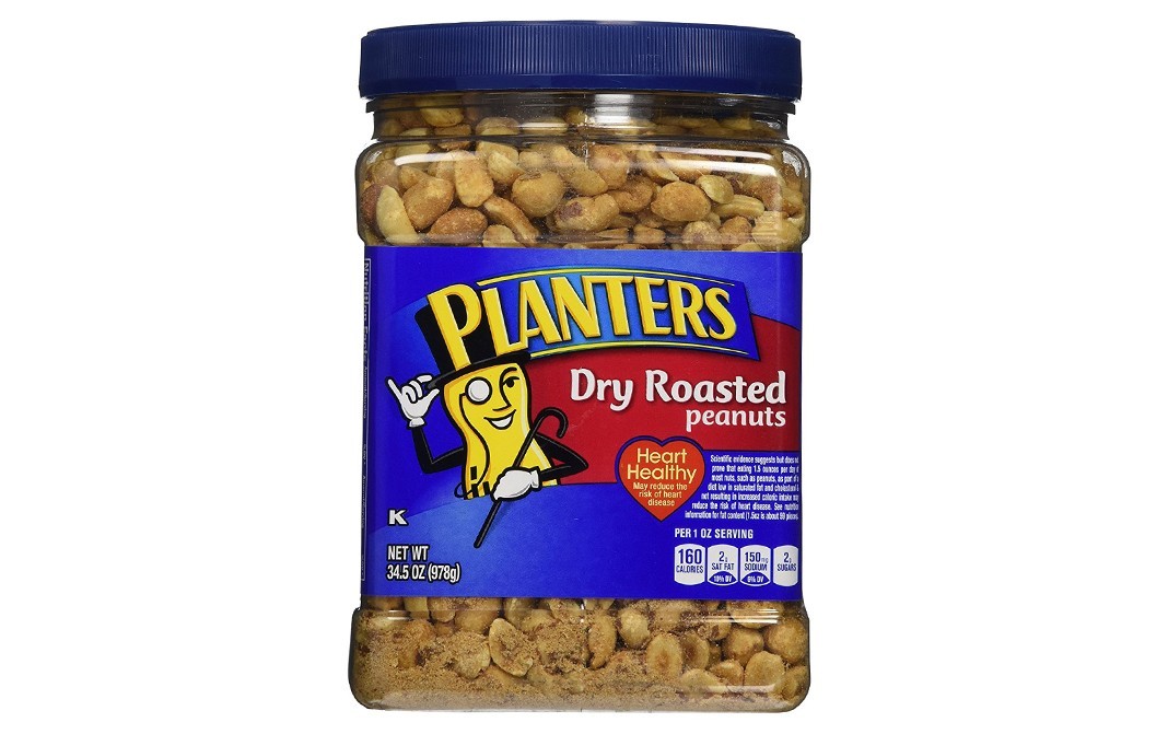 Planters Dry Roasted Peanuts    Plastic Jar  978 grams